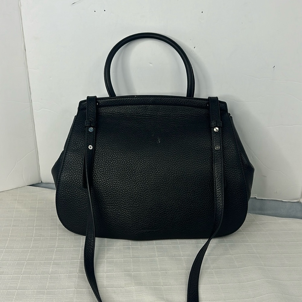 Steven Alan 
Kate Satchel Purse Black Crossbody Hybrid Bag